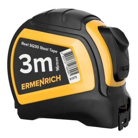 Рулетка Ermenrich Reel SQ30, желтый купить по низкой цене | МАКСПРОФИТ