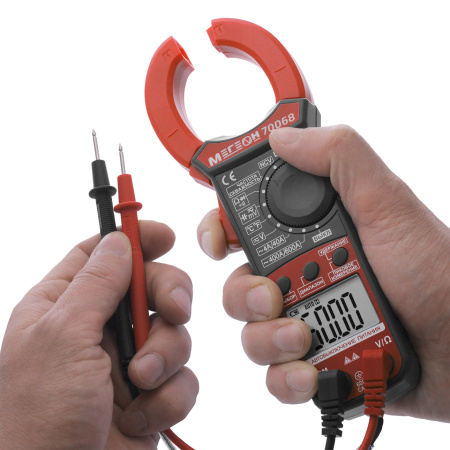 Цифровые токоизмерительные клещи, мультиметр МЕГЕОН 70068 купить по низкой цене | МАКСПРОФИТ